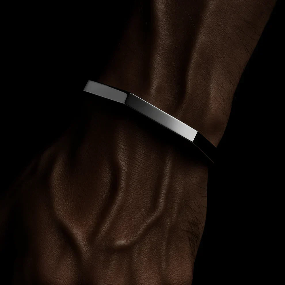 Titan Stainless Steel Hex Bracelet