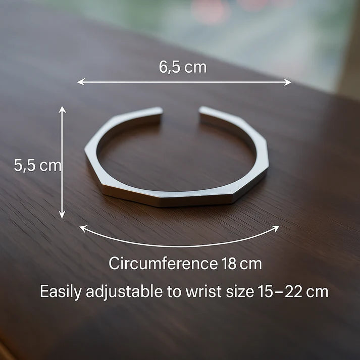 Titan Stainless Steel Hex Bracelet