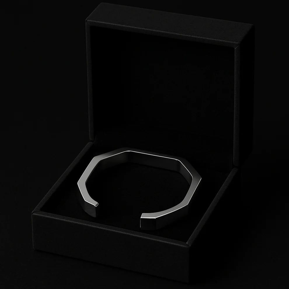 Titan Stainless Steel Hex Bracelet